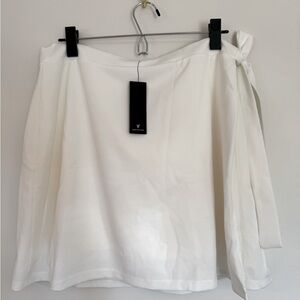 Lulu's White Mini Skirt Side tie NWT Size XL